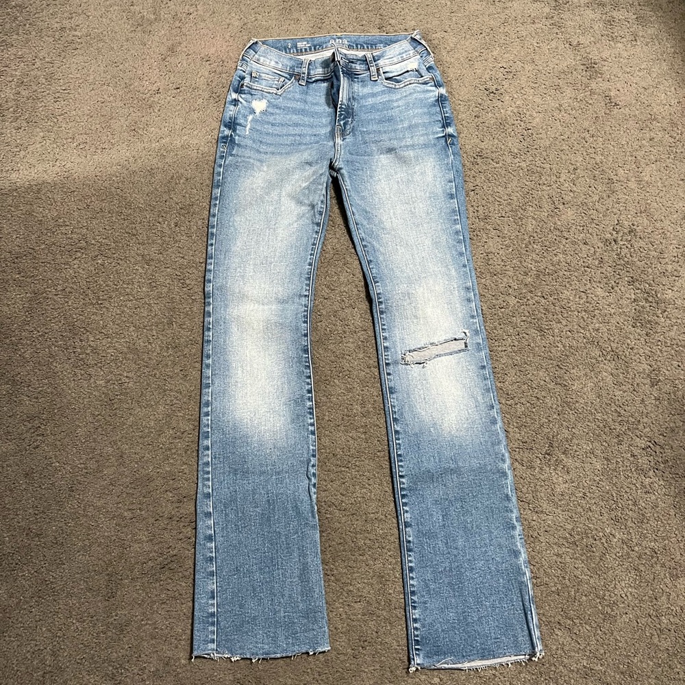 a.n.a Bootcut Jeans Ripped Knee
